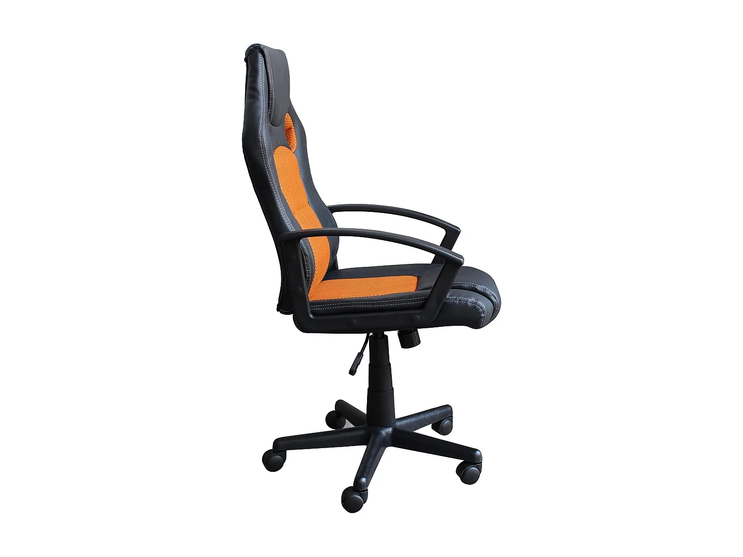 MilaniHome.it - poltrona da gaming ergonomica con poggiatesta e supporto lombare sedia da lavoro girevole regolabiledi coloreArancione