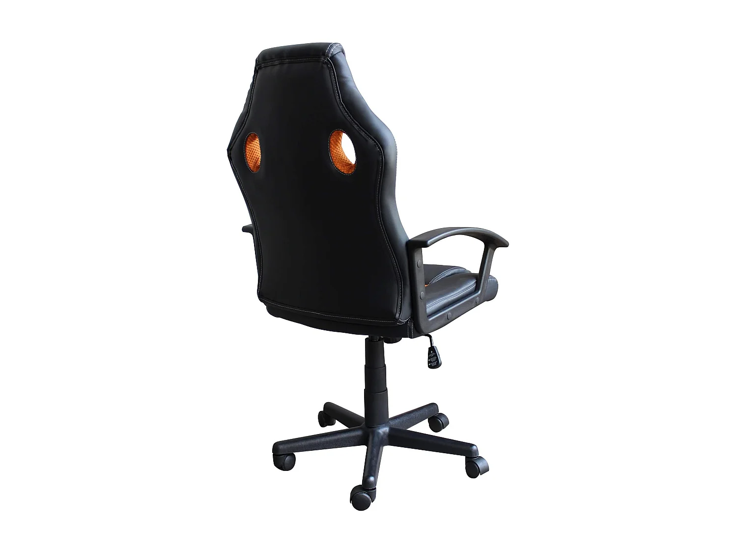 MilaniHome.it - poltrona da gaming ergonomica con poggiatesta e supporto lombare sedia da lavoro girevole regolabiledi coloreArancione