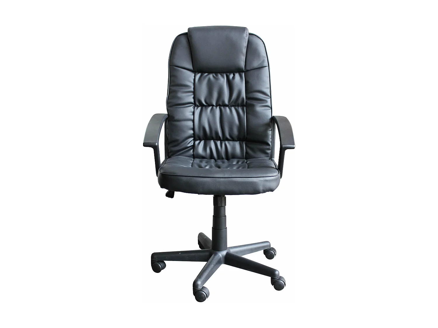 MilaniHome.it - poltrona da ufficio ergonomica con poggiatesta e supporto lombare sedia da lavoro girevole regolabiledi coloreNero