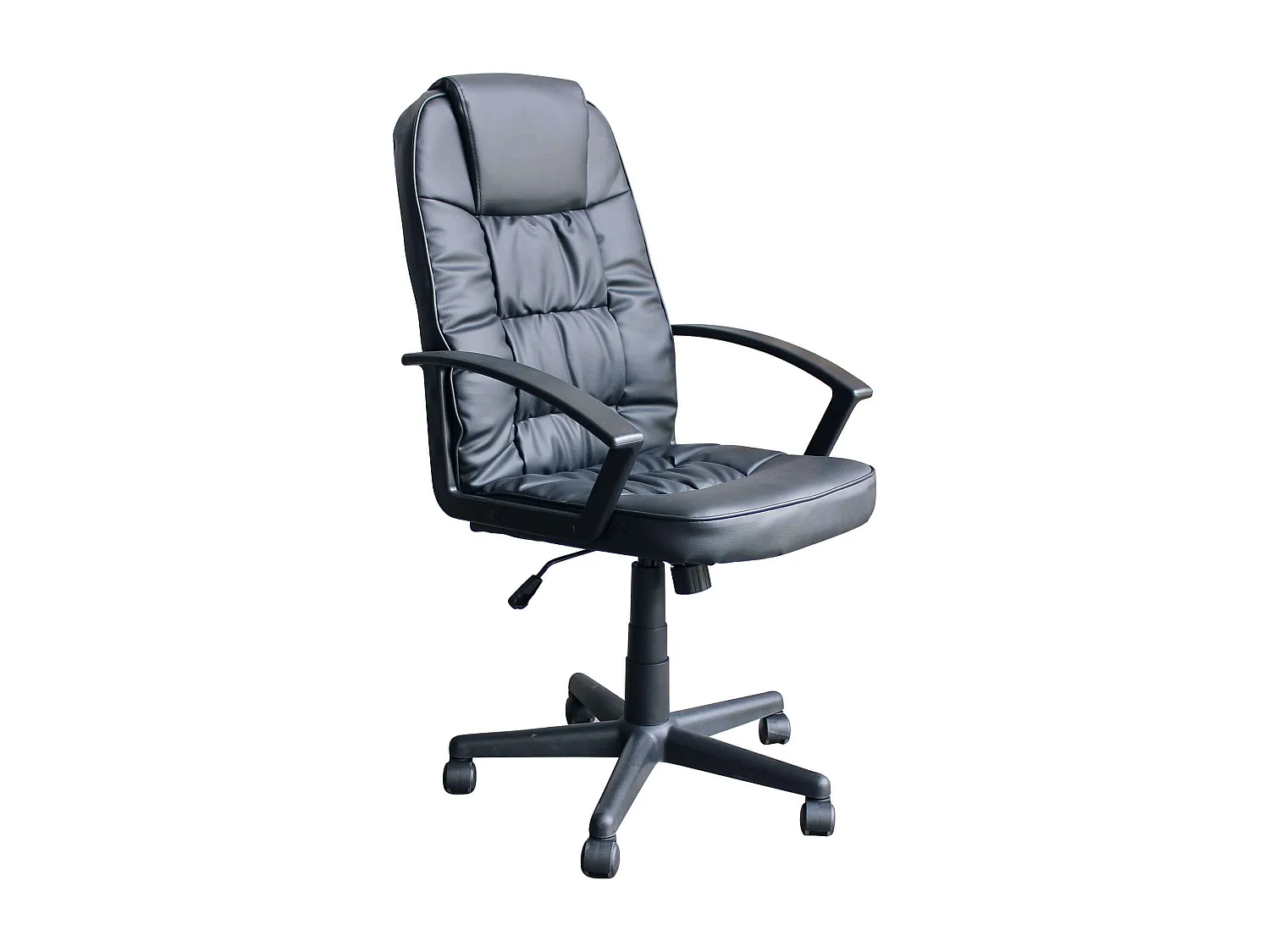 MilaniHome.it - poltrona da ufficio ergonomica con poggiatesta e supporto lombare sedia da lavoro girevole regolabiledi coloreNero