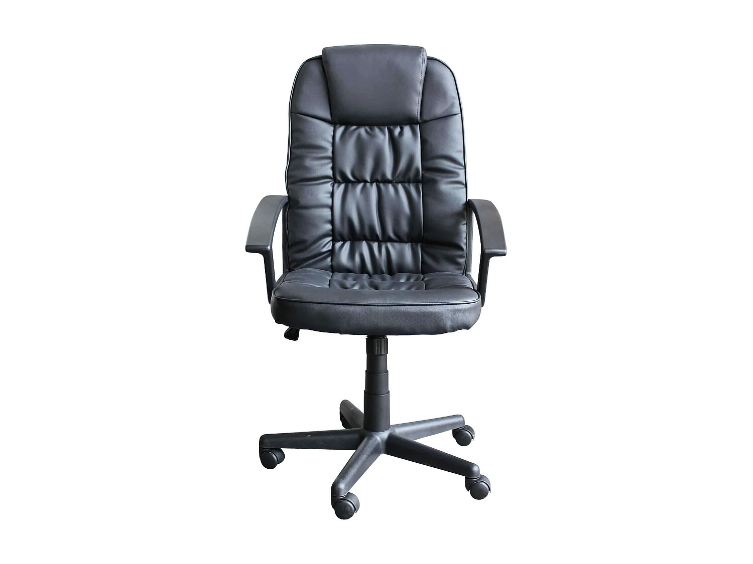 MilaniHome.it - poltrona da ufficio ergonomica con poggiatesta e supporto lombare sedia da lavoro girevole regolabiledi coloreNero