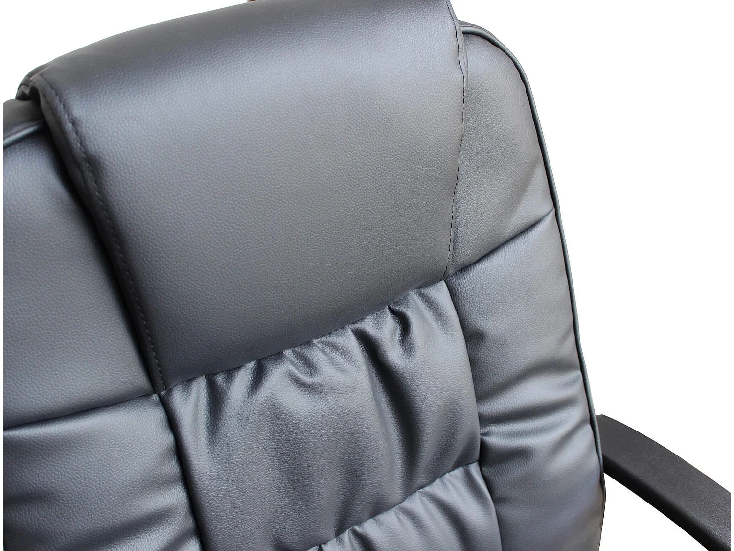 MilaniHome.it - poltrona da ufficio ergonomica con poggiatesta e supporto lombare sedia da lavoro girevole regolabiledi coloreNero