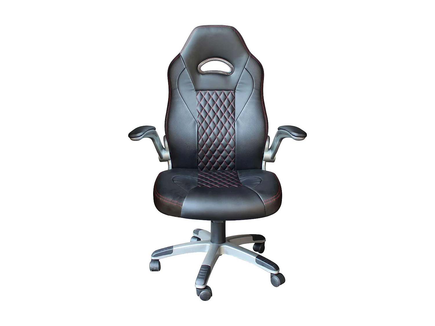 MilaniHome.it - poltrona da gaming ergonomica con poggiatesta e supporto lombare sedia da lavoro girevole regolabiledi coloreNero