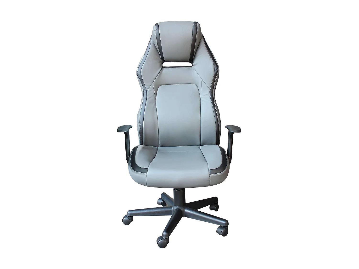 MilaniHome.it - poltrona da gaming ergonomica con poggiatesta e supporto lombare sedia da lavoro girevole regolabiledi coloreGrigio chiaro