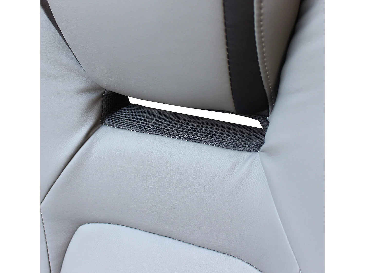 MilaniHome.it - poltrona da gaming ergonomica con poggiatesta e supporto lombare sedia da lavoro girevole regolabiledi coloreGrigio chiaro