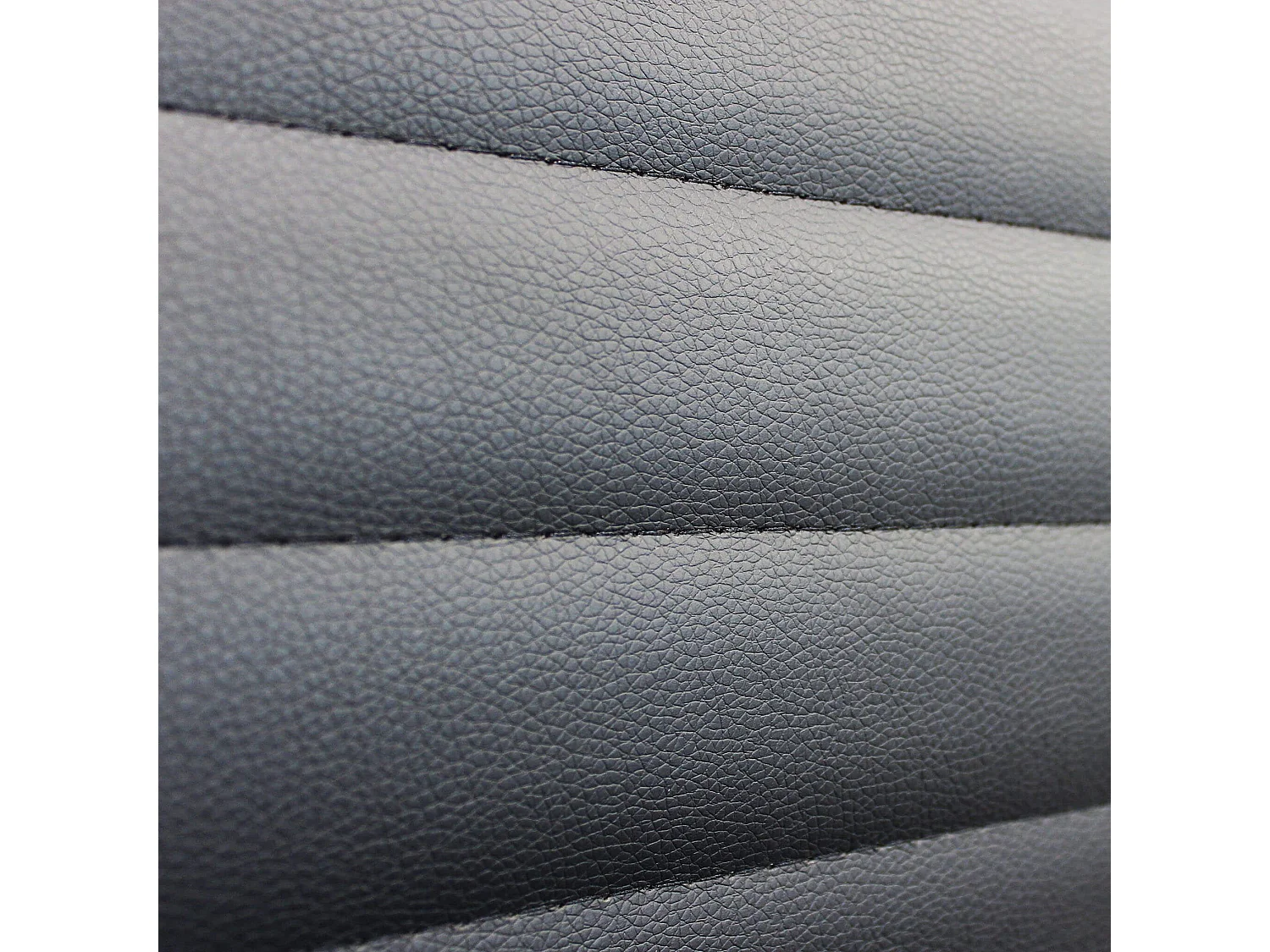 Milani Home - sedia da ufficio ergonomica con braccioli, poggiatesta e supporto lombare, in ecopelle nera, girevole regolabile, nero