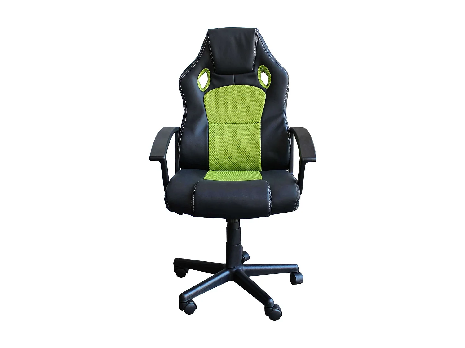MilaniHome.it - poltrona da gaming ergonomica con poggiatesta e supporto lombare sedia da lavoro girevole regolabiledi coloreVerde lime