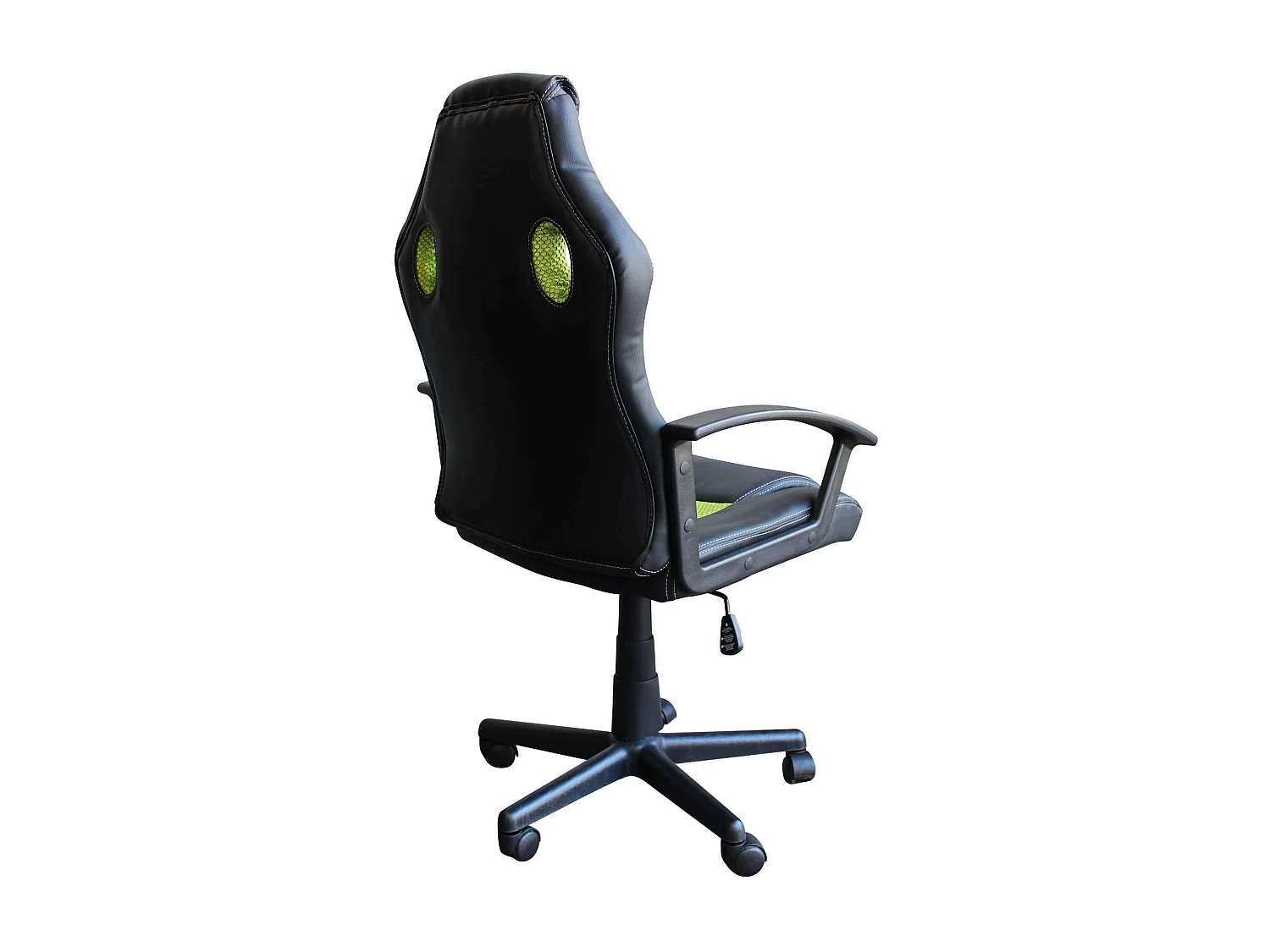 MilaniHome.it - poltrona da gaming ergonomica con poggiatesta e supporto lombare sedia da lavoro girevole regolabiledi coloreVerde lime