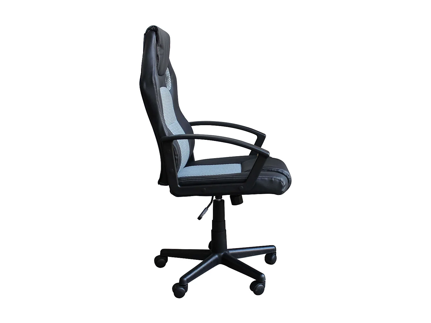 MilaniHome.it - poltrona da gaming ergonomica con poggiatesta e supporto lombare sedia da lavoro girevole regolabiledi coloreGrigio