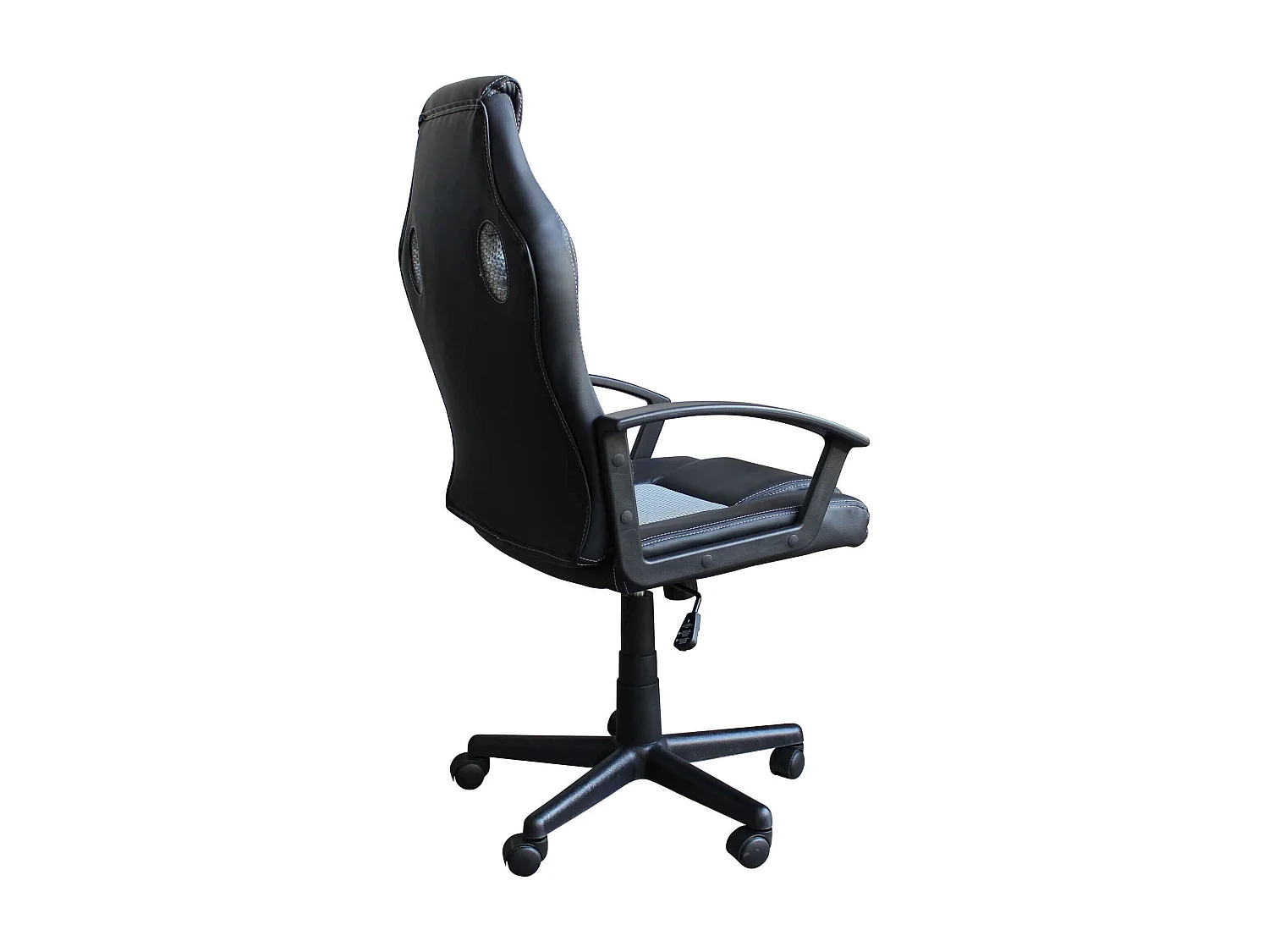 MilaniHome.it - poltrona da gaming ergonomica con poggiatesta e supporto lombare sedia da lavoro girevole regolabiledi coloreGrigio