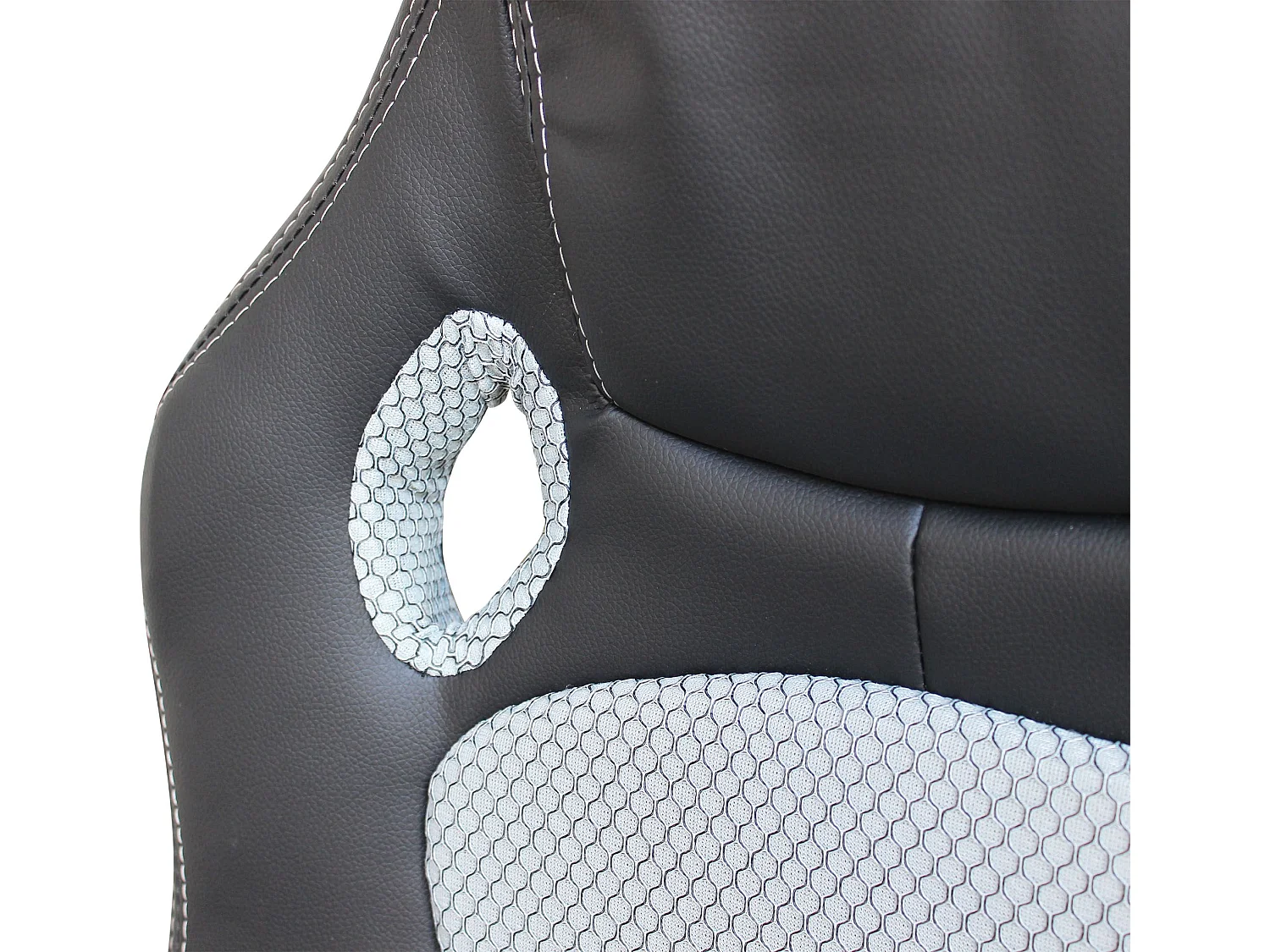 MilaniHome.it - poltrona da gaming ergonomica con poggiatesta e supporto lombare sedia da lavoro girevole regolabiledi coloreGrigio