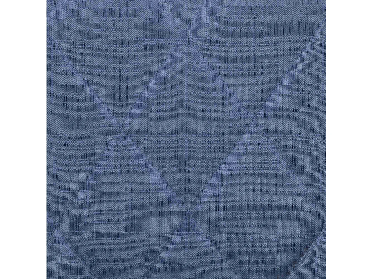 Tabouret de bar - Tissu & Noir - Bleu - Lazio