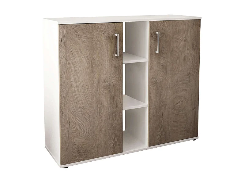 MilaniHome.it - mobile ingresso di design moderno con scarpiera e porta borse di coloreMarrone