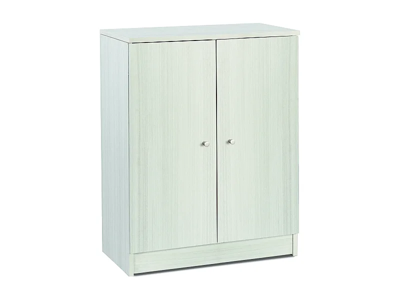 MilaniHome.it - mobiletto portaoggetti ad due ante di design essenziale cm 62 l x 34 p x 80 hdi coloreBeige