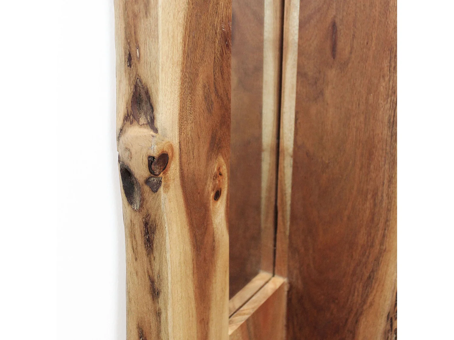 MilaniHome.it - mensola in legno massiccio di design moderno industrial cm 120 x 22 x 38 hdi coloreMarrone