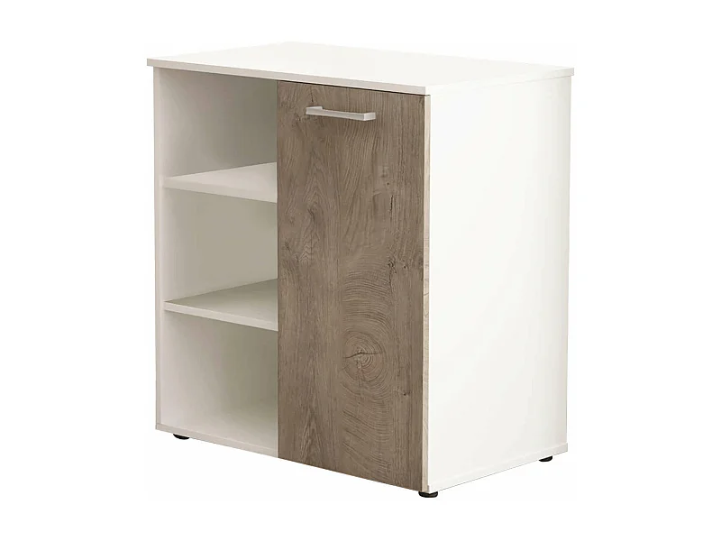 MilaniHome.it - mobile ingresso di design moderno con scarpiera e porta borse di coloreMarrone