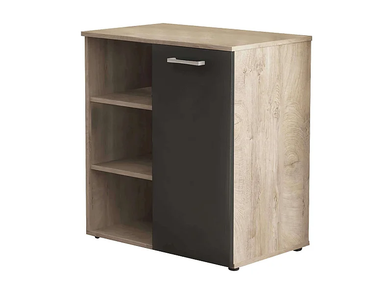 MilaniHome.it - mobile ingresso di design moderno con scarpiera e porta borse di coloreAntracite