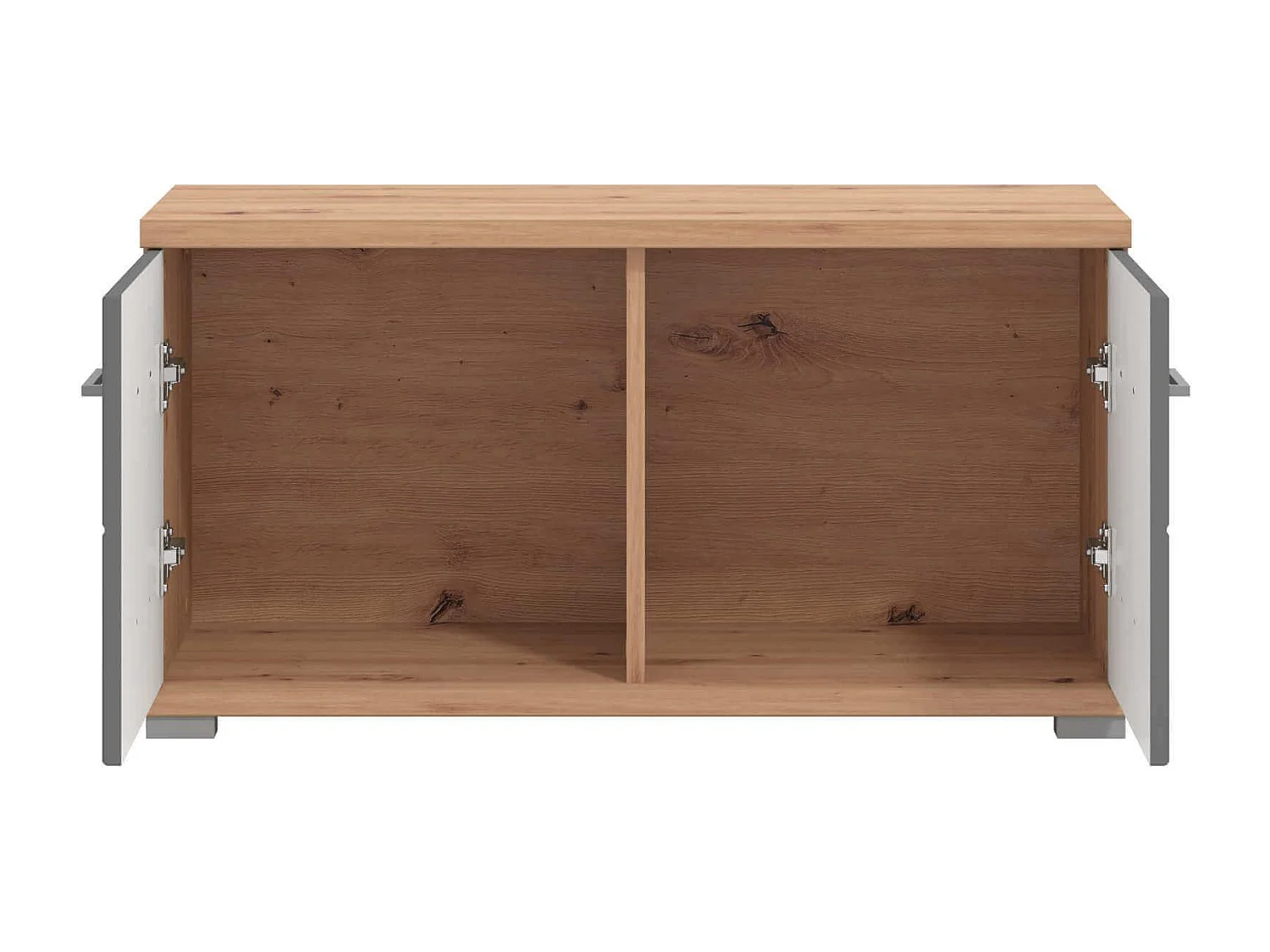 attaccapanni da parete moderno con mensola colore rovere di design moderno industrial cm 86,6 x 40 x 456 h