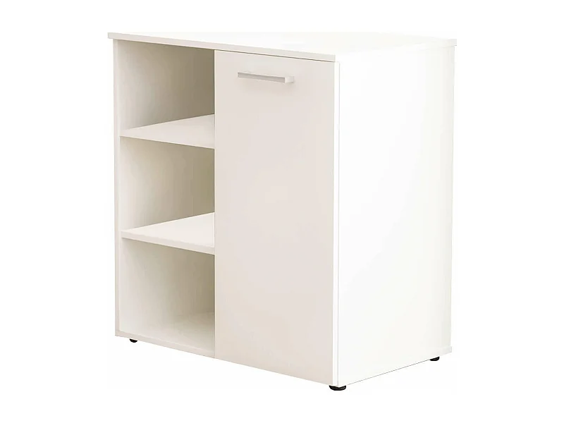 MilaniHome.it - mobile ingresso di design moderno con scarpiera e porta borse di coloreBianco