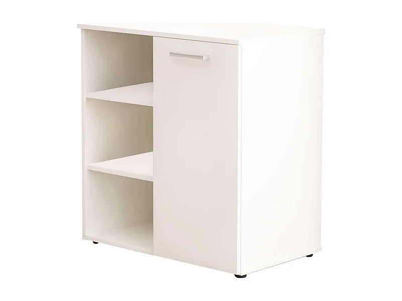 MilaniHome.it - mobile ingresso di design moderno con scarpiera e porta borse di coloreBianco