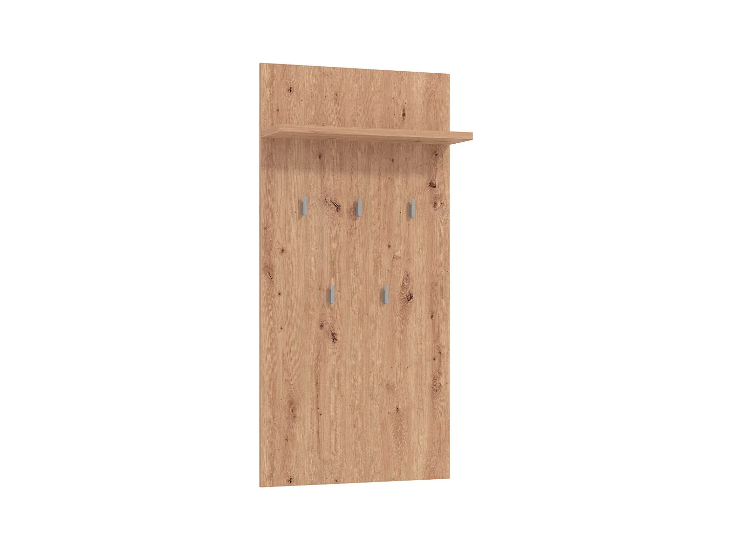 mobile ingresso appendiabiti moderno con mensola di design moderno industrial cm 67,2 x 19,6 x 1370 h