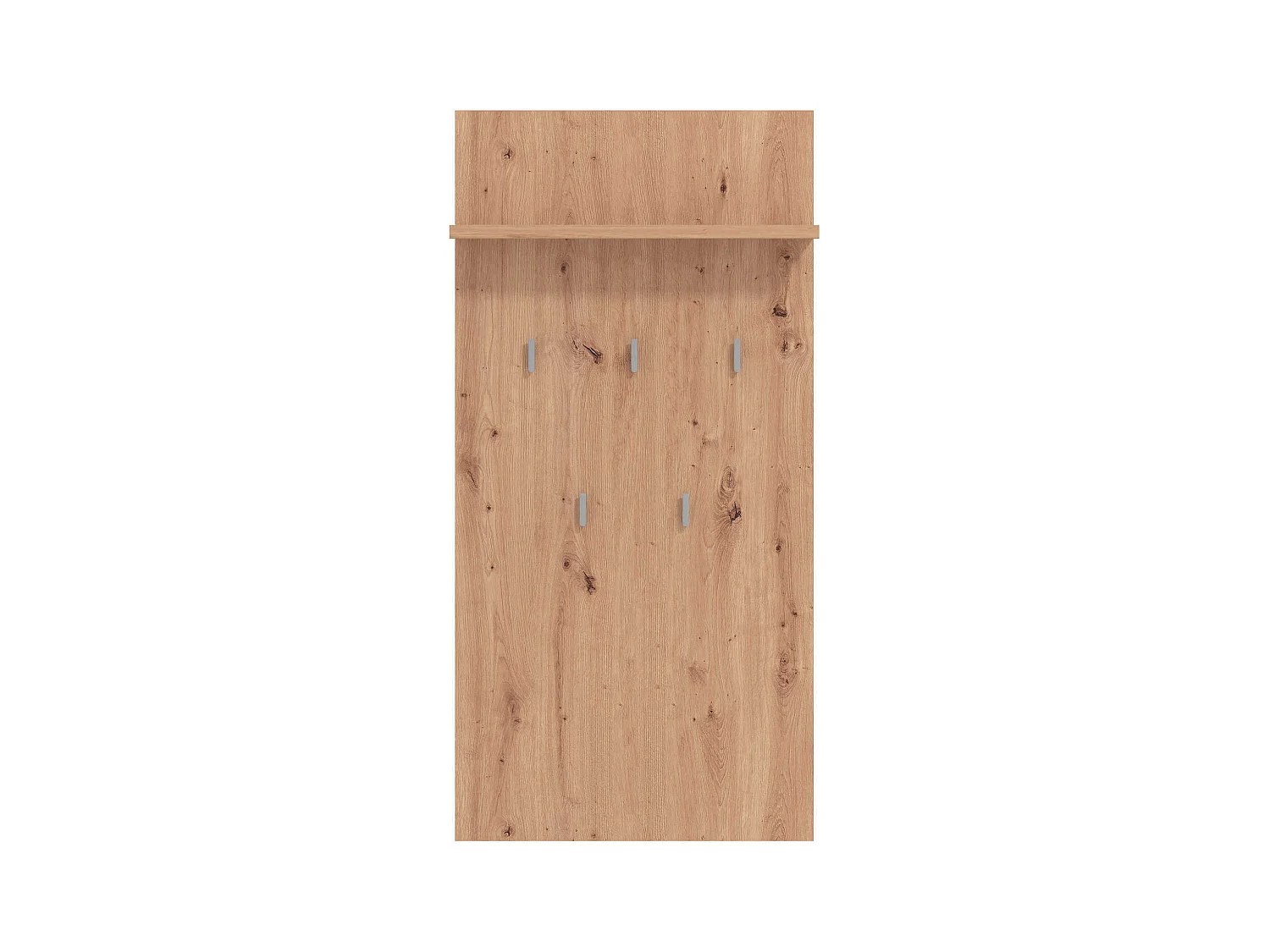 mobile ingresso appendiabiti moderno con mensola di design moderno industrial cm 67,2 x 19,6 x 1370 h