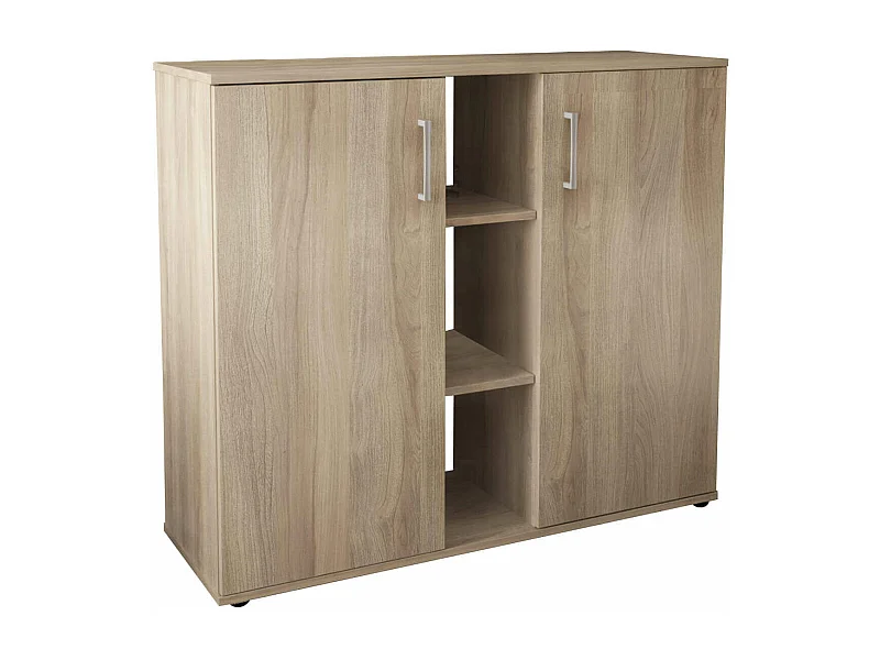 MilaniHome.it - mobile ingresso di design moderno con scarpiera e porta borse di coloreMarrone chiaro