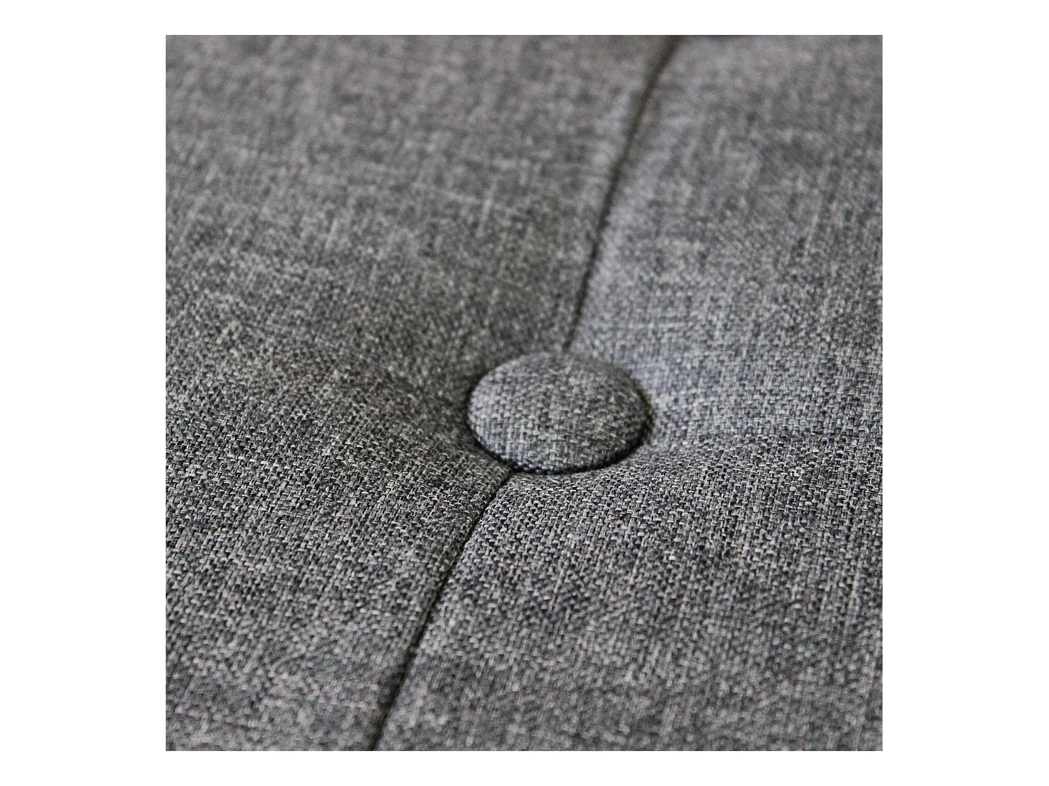 MilaniHome.it - pouf quadrato in stoffa di design moderno, cm 38 x 38 x 40 hdi coloreGrigio scuro