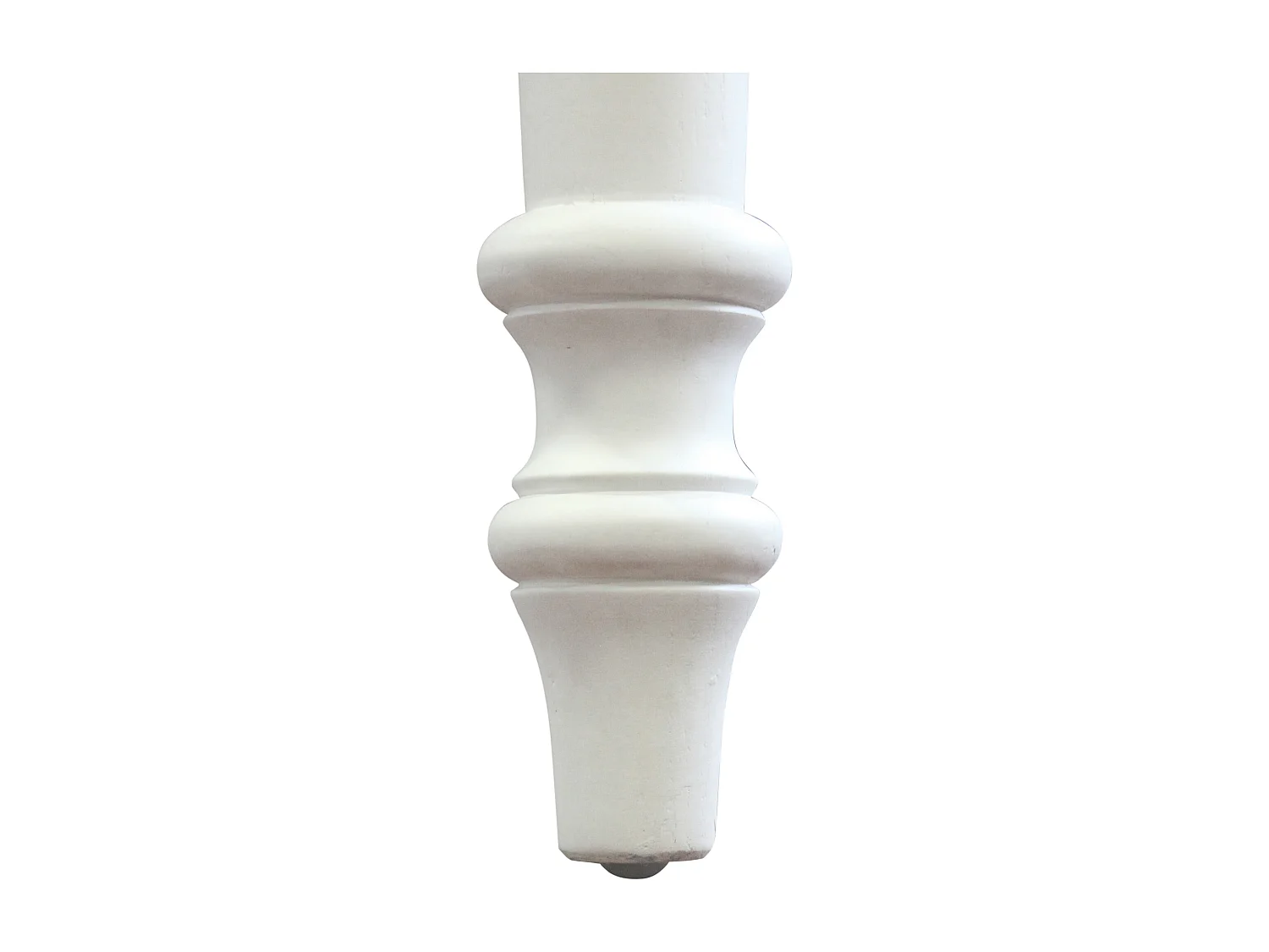 MilaniHome.it - tavolo in legno massiccio di design moderno industrial cm 150 x 100 x 75di coloreBianco