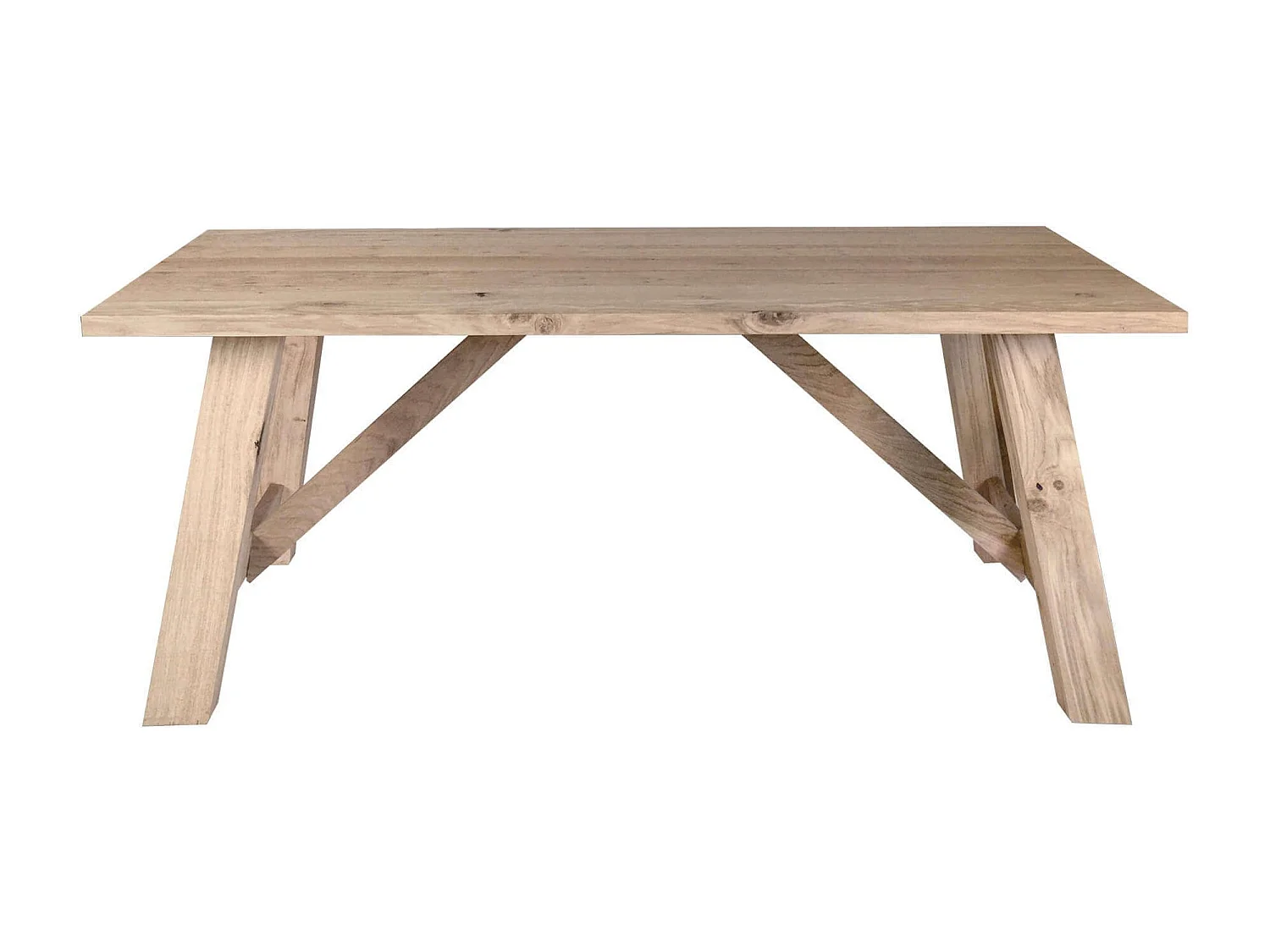 MilaniHome.it - Tavolo Da Pranzo Moderno Di Design 180x90 Rovere Naturale Impiallacciato Per Sala Da Pranzo Ristorantedi coloreMarrone