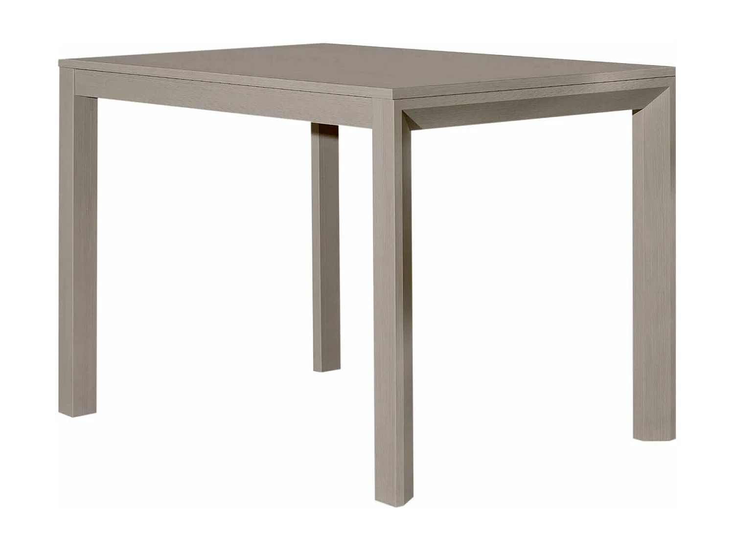 MilaniHome.it - Tavolo Da Pranzo Moderno Allungabile In Laminato Frassinato 85x130/180di coloreTortora