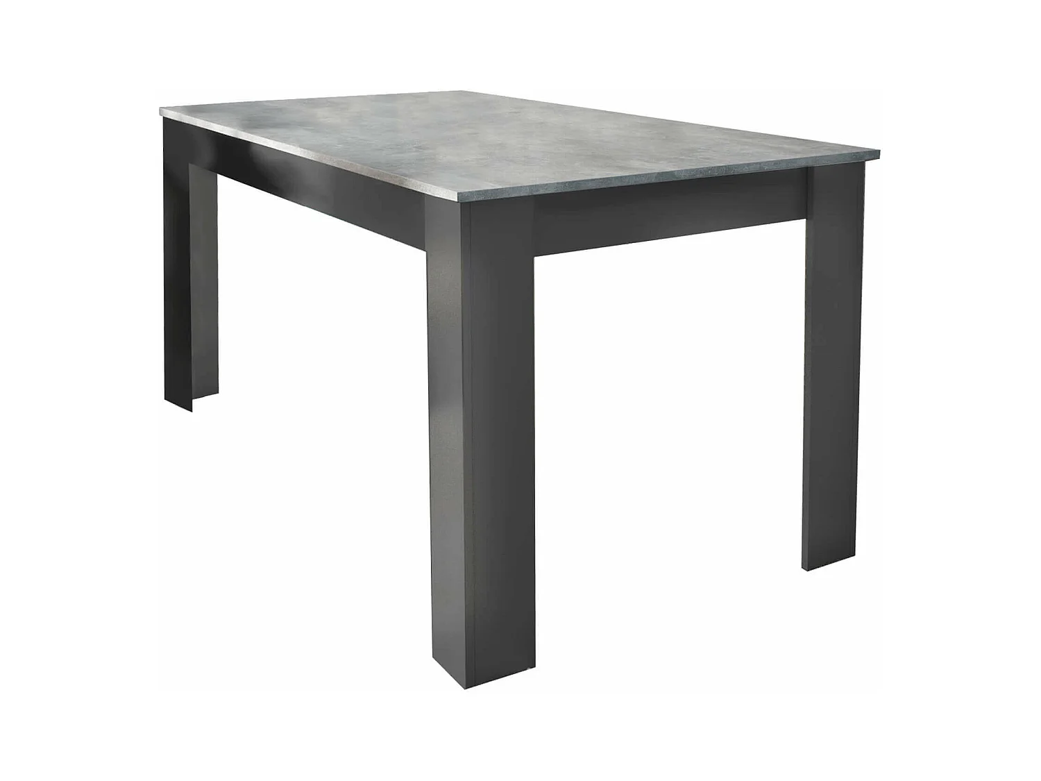 MilaniHome.it - tavolo da pranzo in legno di design per sala da pranzo 140x80x75 hdi coloreCemento
