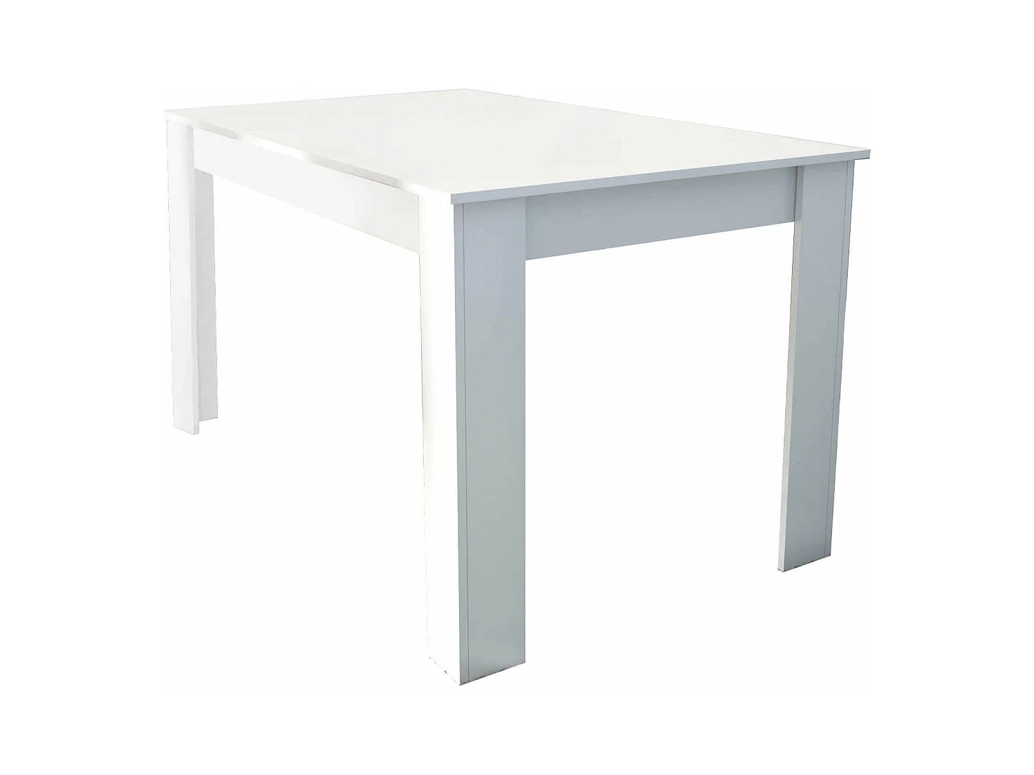 MilaniHome.it - tavolo da pranzo in legno di design per sala da pranzo 140x80x75 hdi coloreBianco