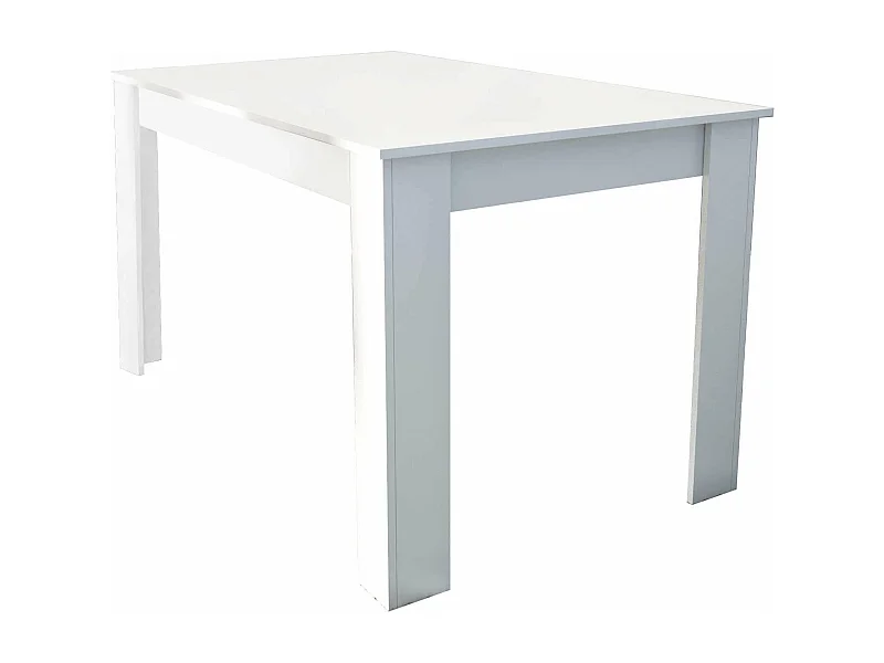 MilaniHome.it - tavolo da pranzo in legno di design per sala da pranzo 140x80x75 hdi coloreBianco