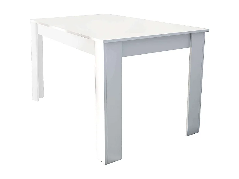 MilaniHome.it - tavolo da pranzo in legno di design per sala da pranzo 140x80x75 hdi coloreBianco