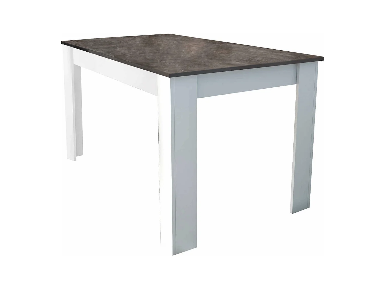MilaniHome.it - tavolo da pranzo in legno di design per sala da pranzo 140x80x75 hdi coloreGrigio scuro