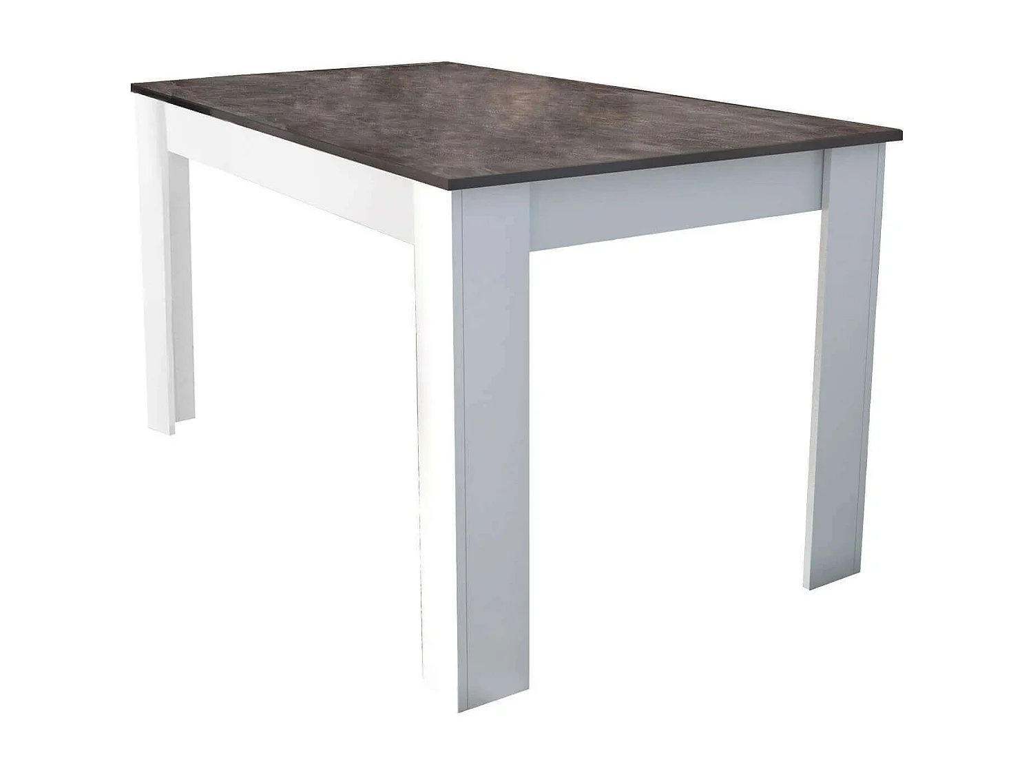 MilaniHome.it - tavolo da pranzo in legno di design per sala da pranzo 140x80x75 hdi coloreGrigio scuro