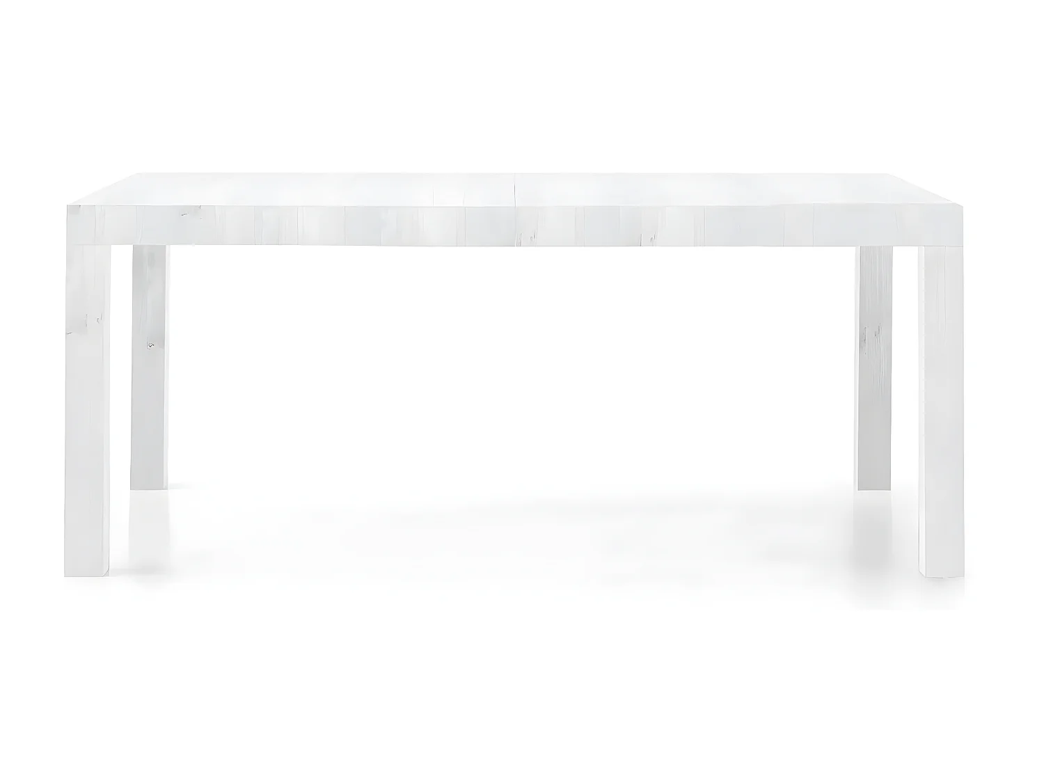 MilaniHome.it - Tavolo Da Pranzo Moderno Di Design Allungabile Frassinato 90x160/210/260di coloreBianco