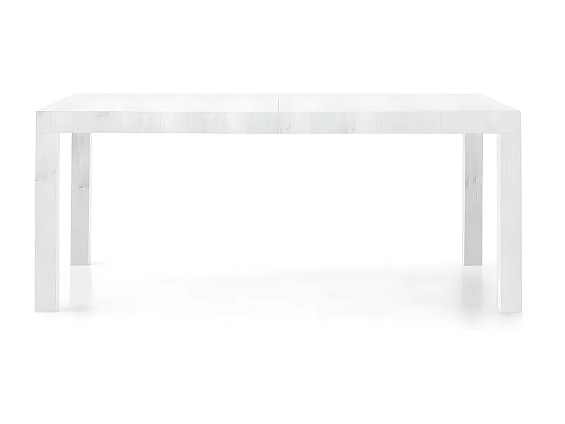 MilaniHome.it - Tavolo Da Pranzo Moderno Di Design Allungabile Frassinato 90x160/210/260di coloreBianco