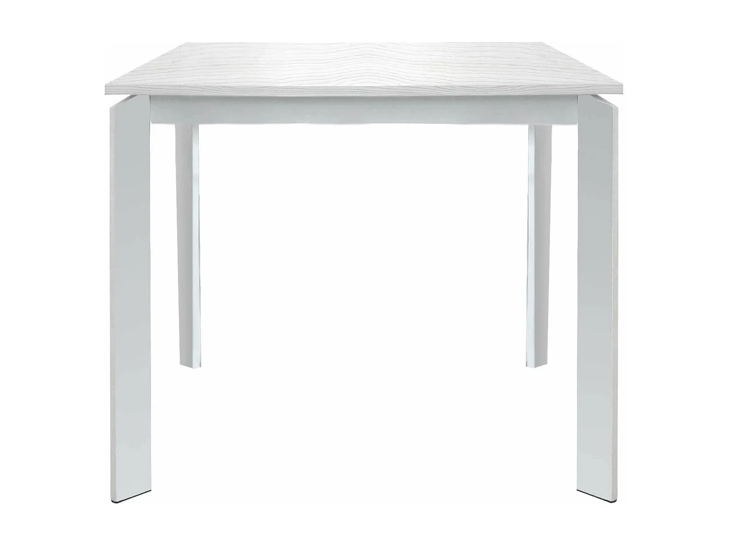 MilaniHome.it - Tavolo Da Pranzo Moderno Di Design Allungabile Cm 90x90/150 Bianco Per Interno Casa Cucina Sala Da Pranzo Ristorantedi coloreBianco