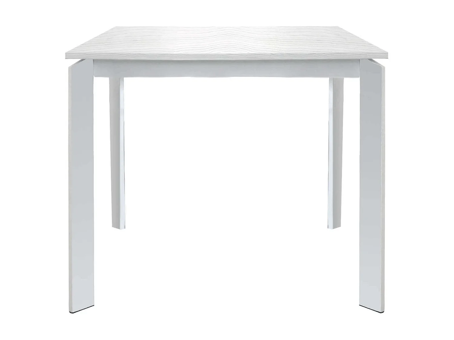 MilaniHome.it - Tavolo Da Pranzo Moderno Di Design Allungabile Cm 90x90/150 Bianco Per Interno Casa Cucina Sala Da Pranzo Ristorantedi coloreBianco