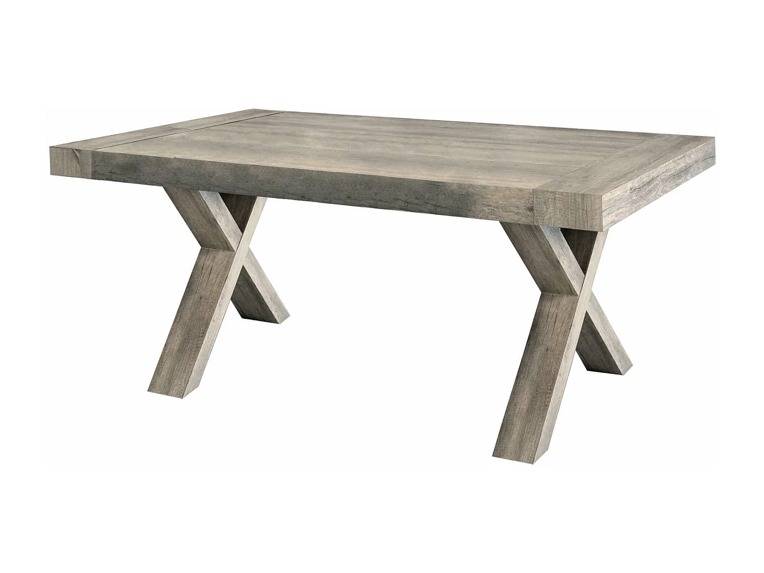 MilaniHome.it - Tavolo Da Pranzo Moderno Di Design Allungabile Cm 90x180/230/280 Invecchiato Grigio Per Sala Da Pranzo Cucina Ristorantedi coloreMarrone