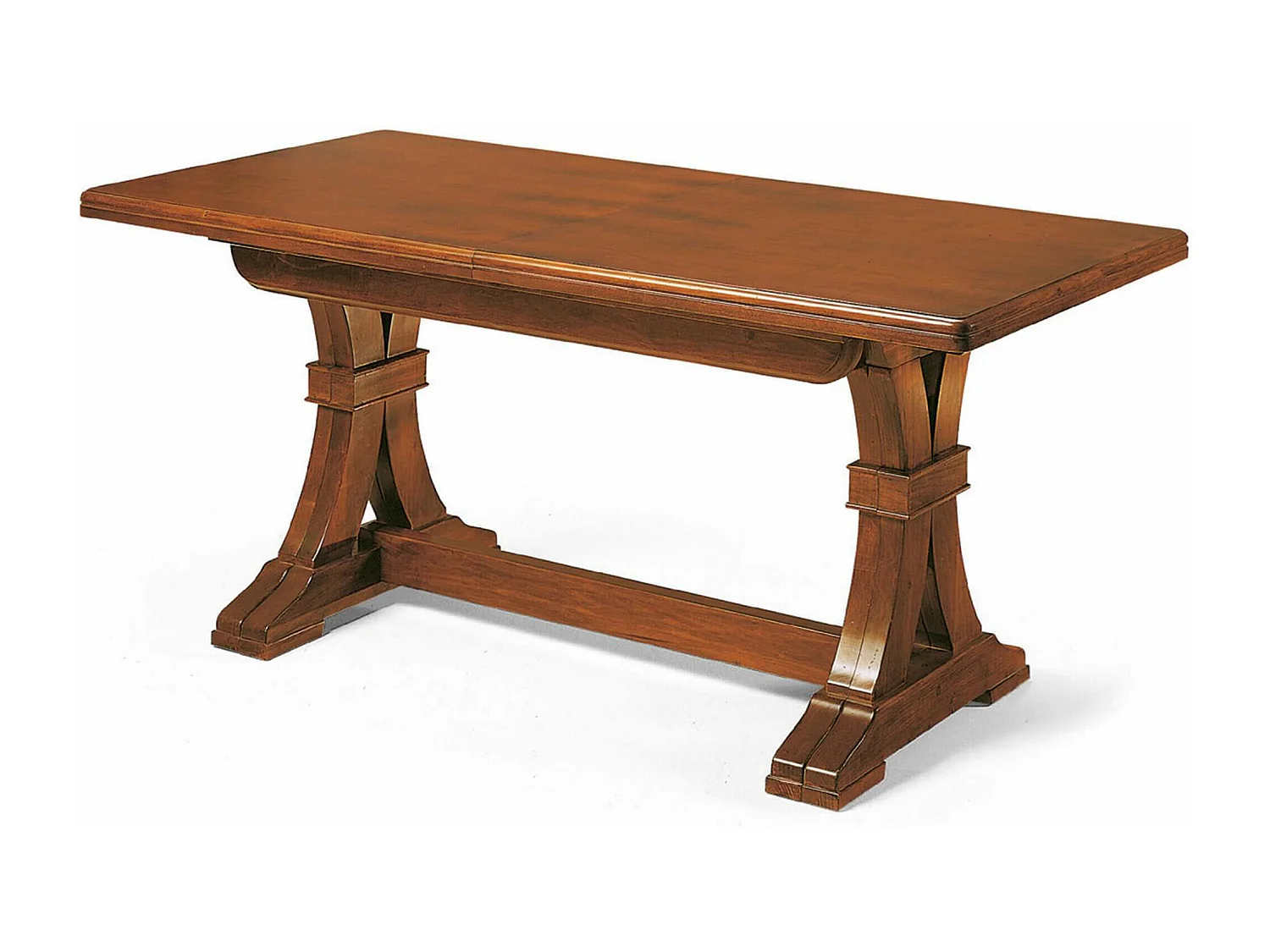 MilaniHome.it - Tavolo Da Pranzo Allungabile In Legno Massello 180/360x85di coloreTinta noce