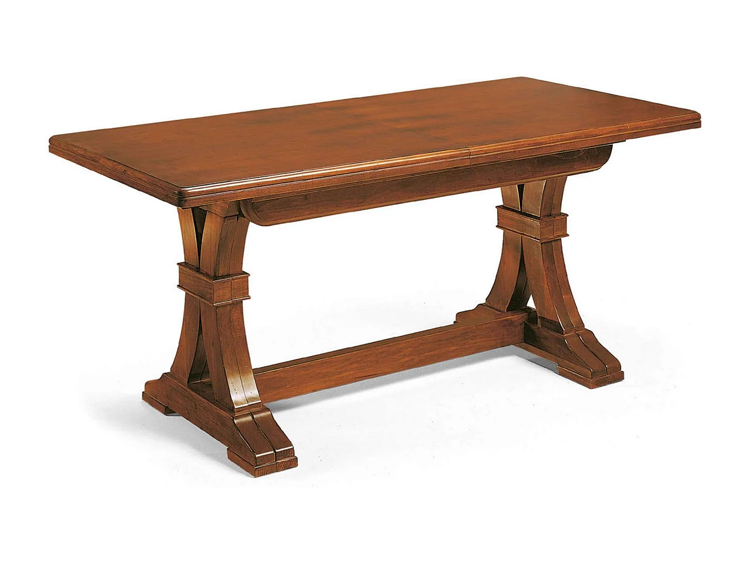 MilaniHome.it - Tavolo Da Pranzo Allungabile In Legno Massello 180/360x85di coloreTinta noce