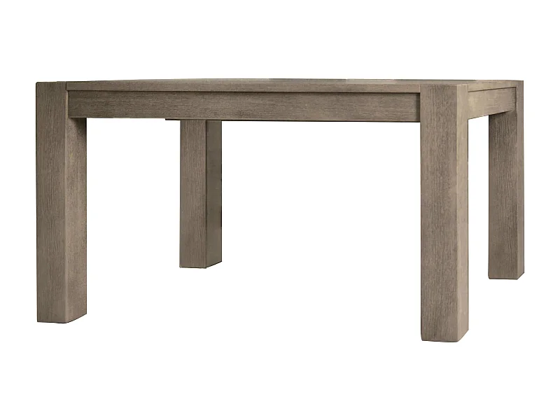 MilaniHome.it - Tavolo Da Pranzo Moderno Di Design Allungabile 90x160/210/260 Rovere Patinato Grigio Per Sala Da Pranzo Cucina Ristorantedi coloreTortora