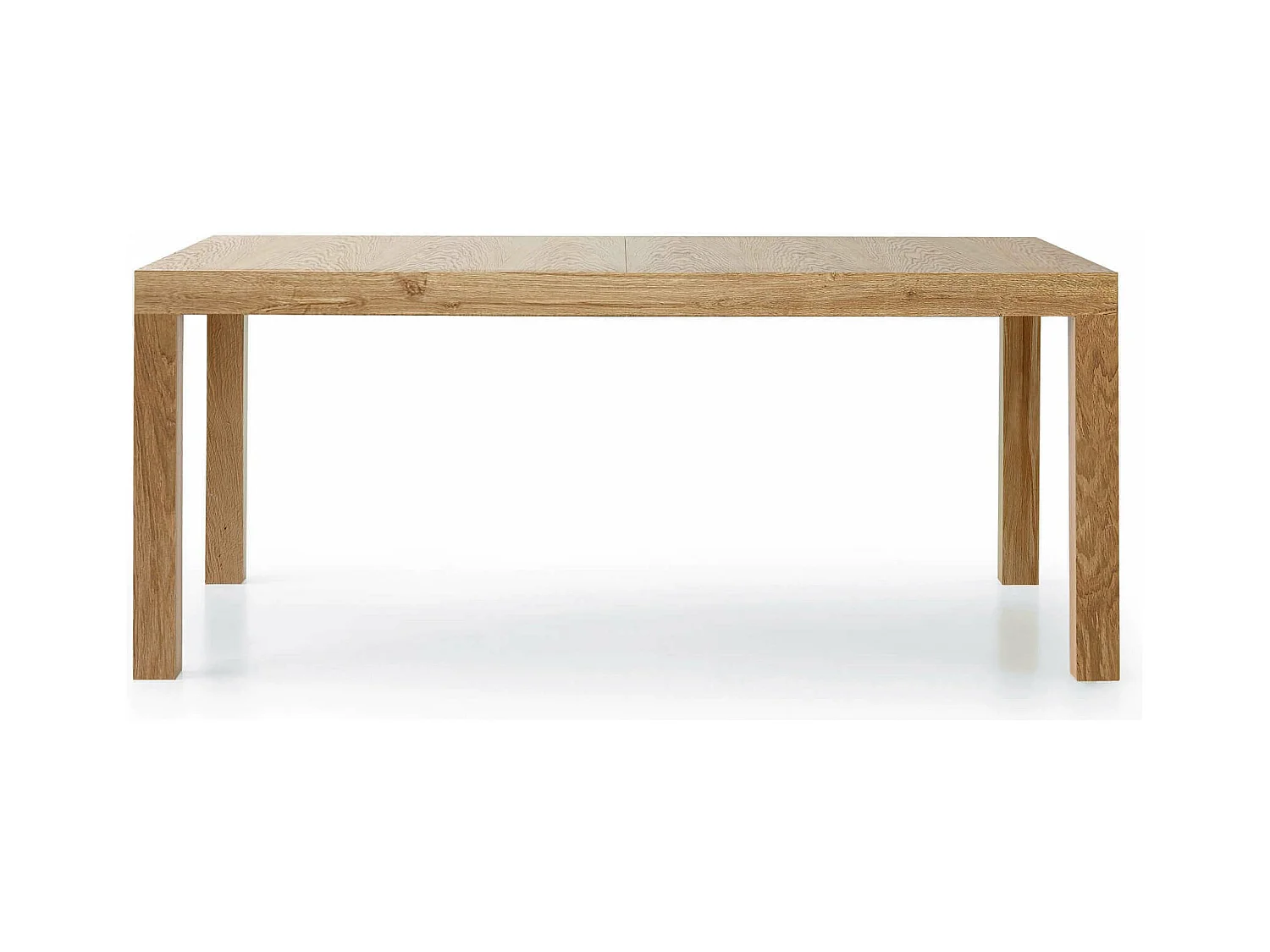 MilaniHome.it - Tavolo Da Pranzo Moderno Di Design Allungabile In Rovere Consumato 90x160/210/260di coloreMarrone