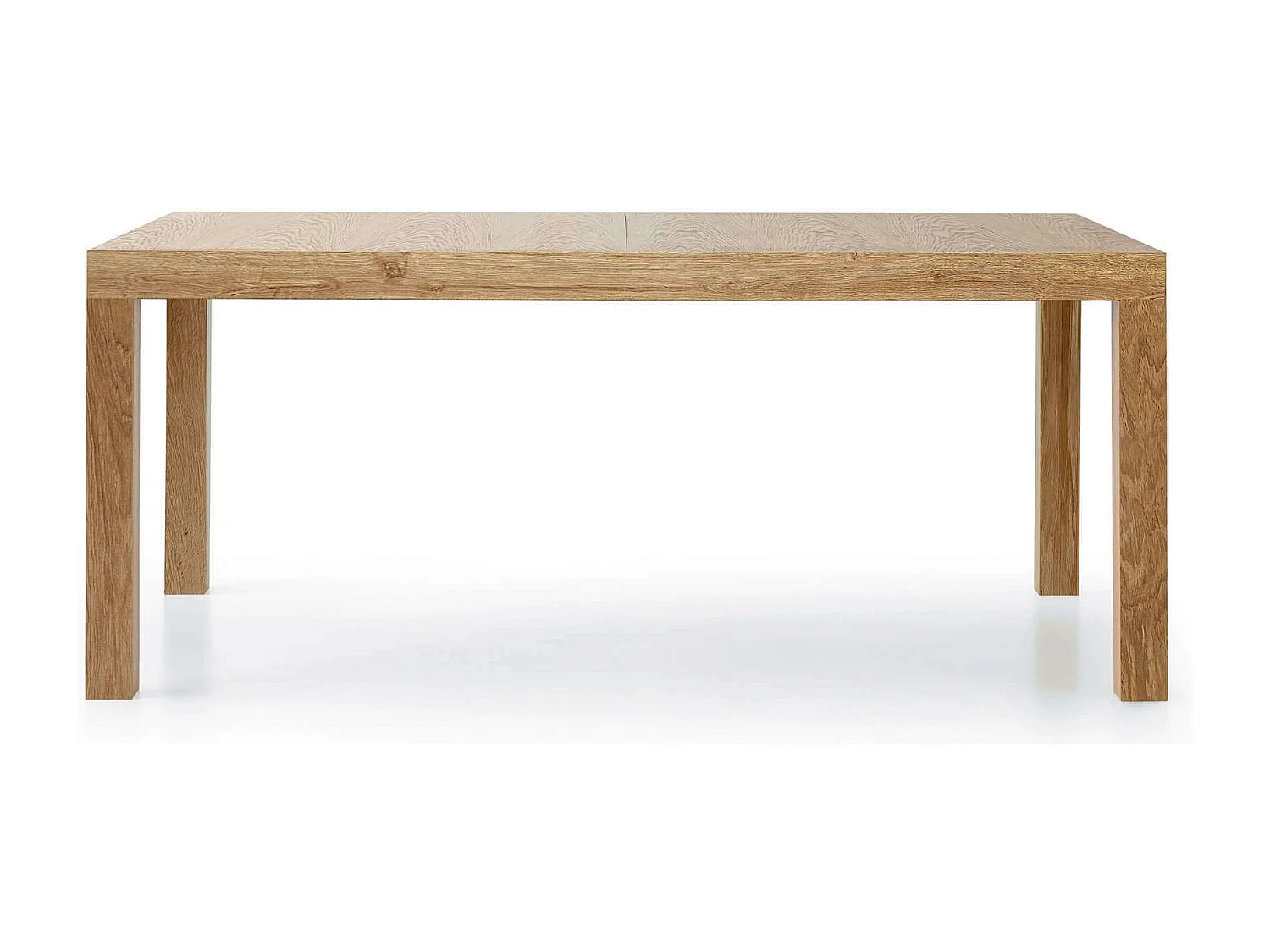 MilaniHome.it - Tavolo Da Pranzo Moderno Di Design Allungabile In Rovere Consumato 90x160/210/260di coloreMarrone