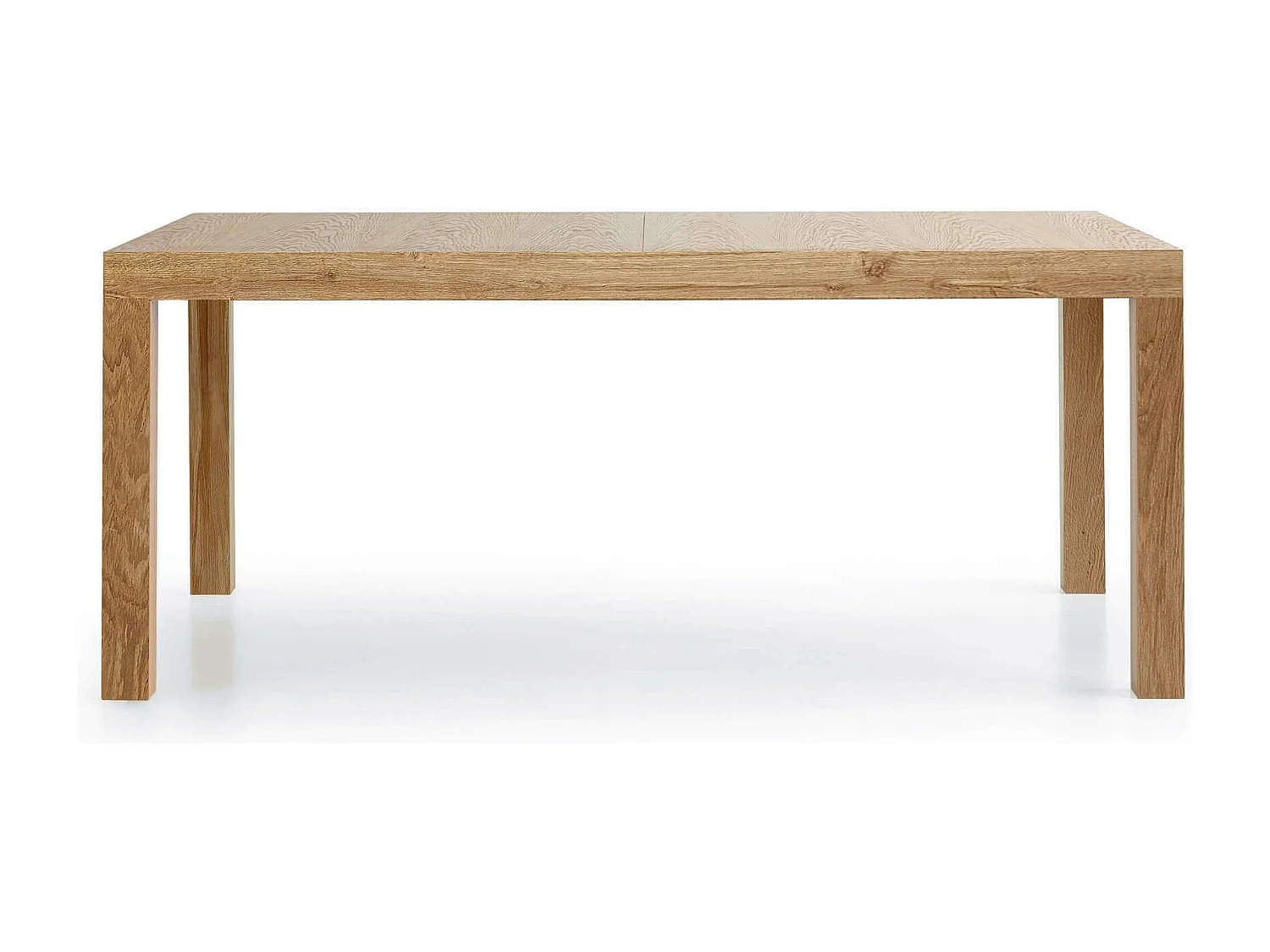 MilaniHome.it - Tavolo Da Pranzo Moderno Di Design Allungabile In Rovere Consumato 90x160/210/260di coloreMarrone