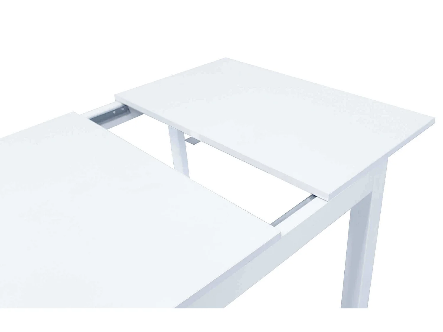 MilaniHome.it - Tavolo Da Pranzo Moderno Di Design Allungabile Bianco Frassinato 85x130/180 Per Interno Sala Da Pranzo Ristorantedi coloreBianco