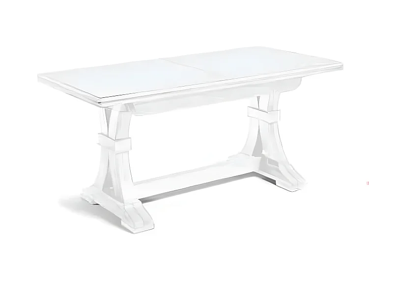 MilaniHome.it - Tavolo Da Pranzo Allungabile In Legno Massello 85x160/205/250/295/340di coloreBianco